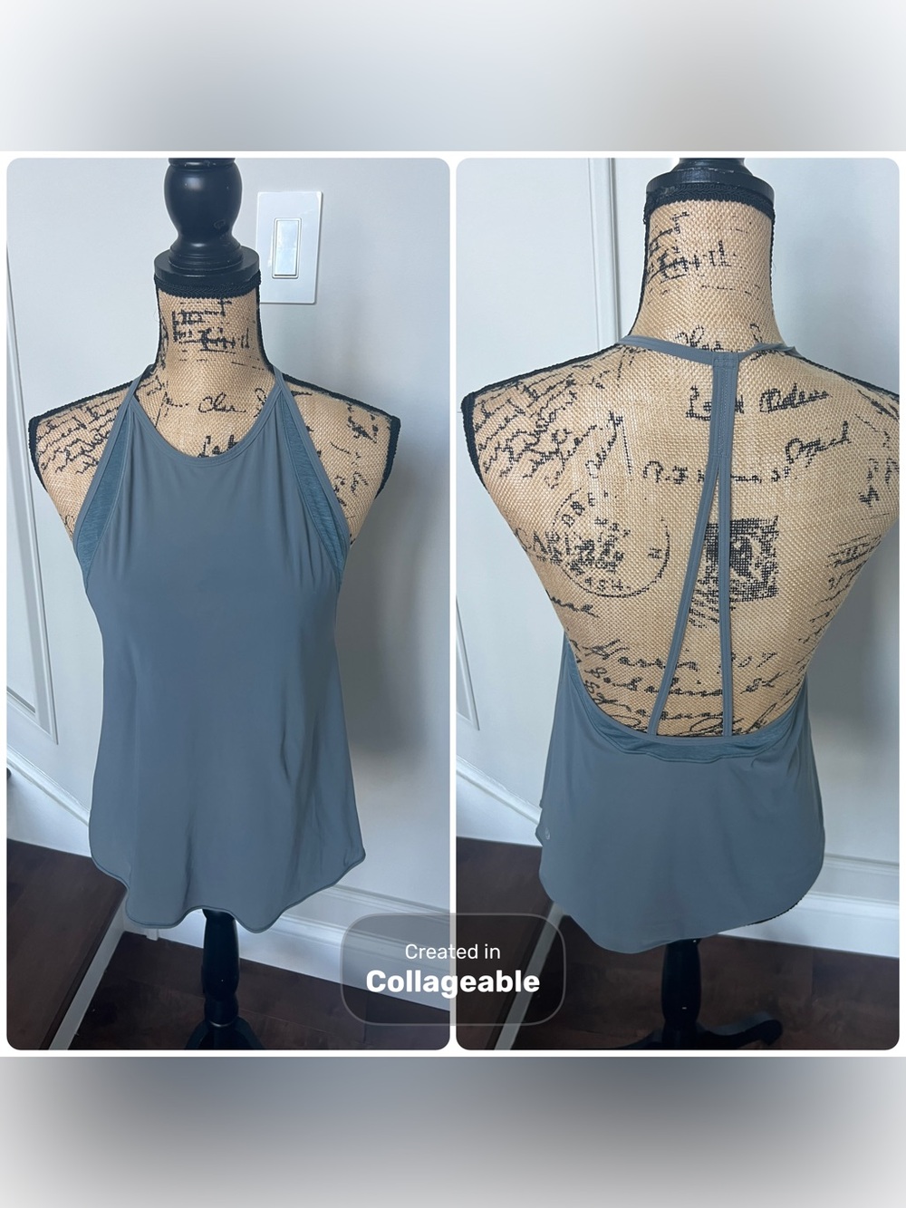 Lululemon Halter Neck Tank Top - Slate Blue gray Size 6